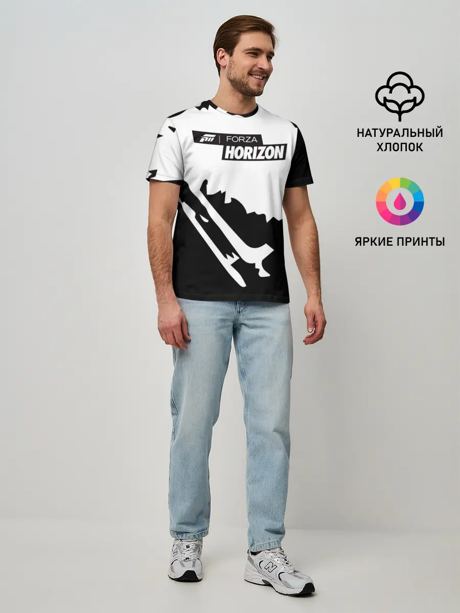 Мужская базовая футболка / Forza Horizon
