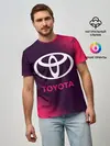 Мужская базовая футболка / TOYOTA / ТОЙОТА