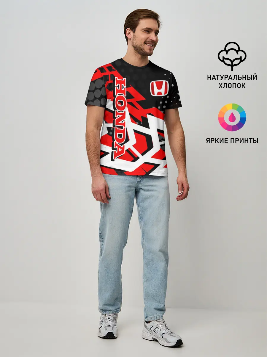 Мужская базовая футболка / Honda