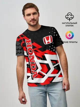 Мужская базовая футболка / Honda