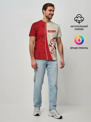 Мужская базовая футболка / Russia