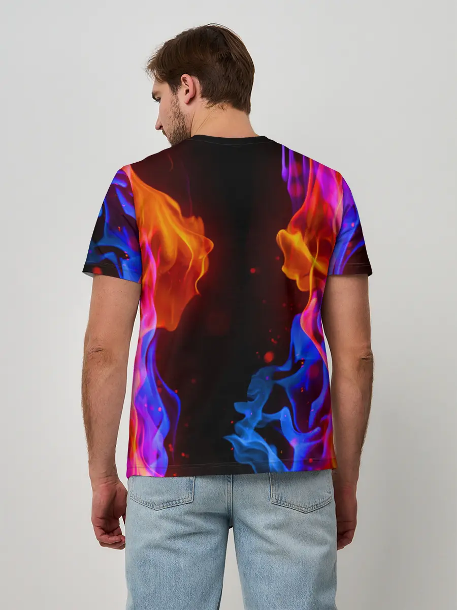 Мужская базовая футболка / CS:GO FIRE