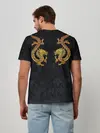 Мужская базовая футболка / GOLD CHINA DRAGONS