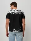 Мужская базовая футболка / Чёрный клевер череп демона