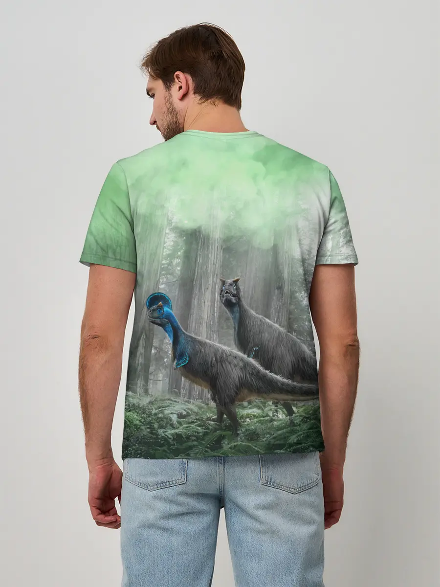 Мужская базовая футболка / Jurassic World | Мир Юрского периода