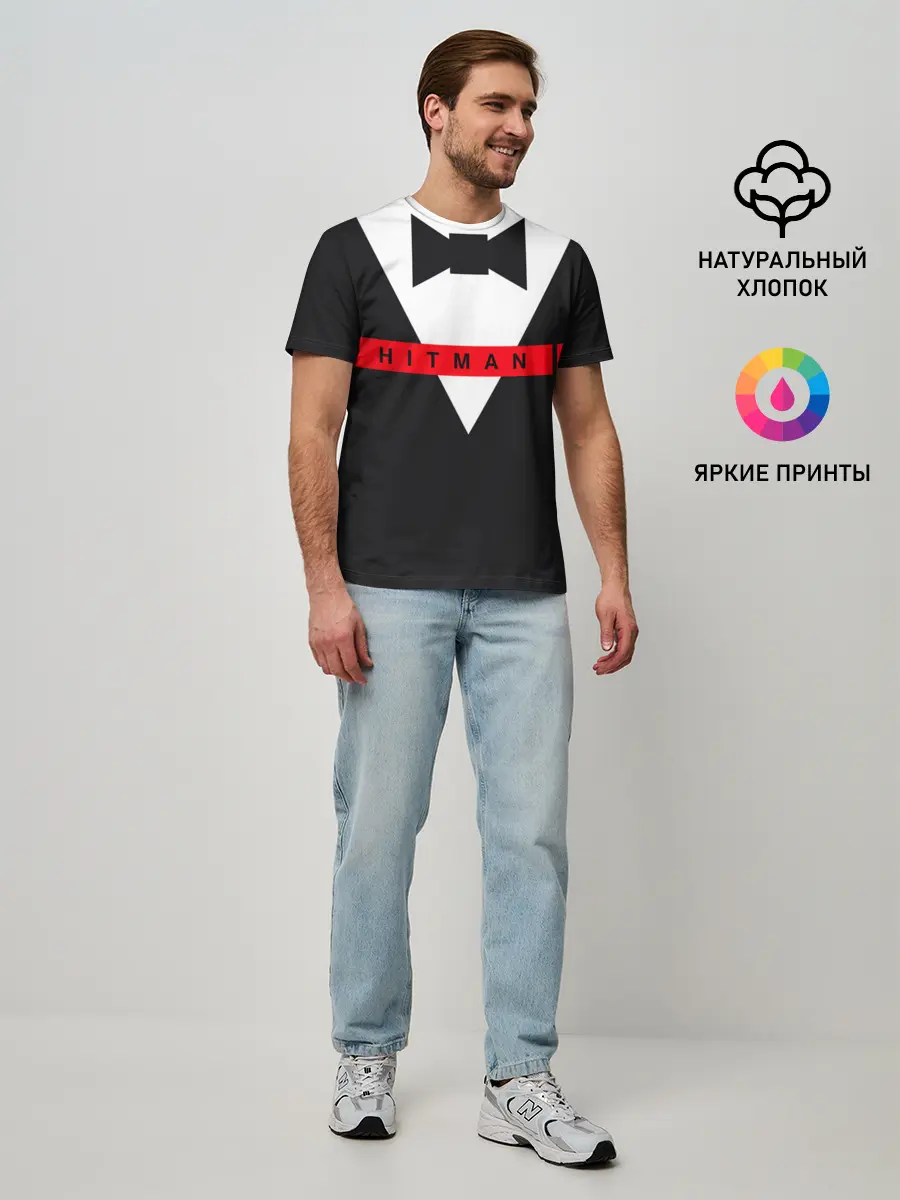 Мужская базовая футболка / Hitman III