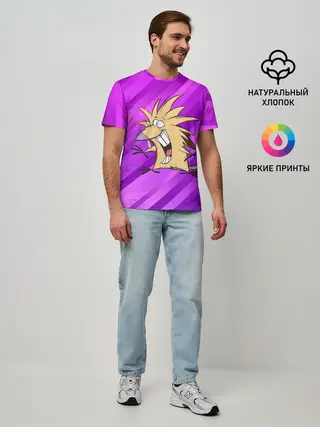 Мужская базовая футболка / Крутые Бобры