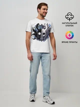 Мужская базовая футболка / Hollow Knight