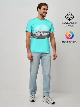 Мужская базовая футболка / Хачироку АЕ86