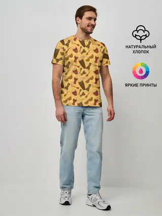 Мужская базовая футболка / Ударные Инструменты