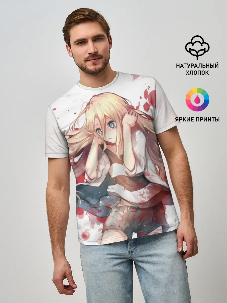 Мужская базовая футболка / ANGELS OF DEATH. Rachel Gardner