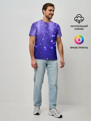 Мужская базовая футболка / Мерцающие Светлячки