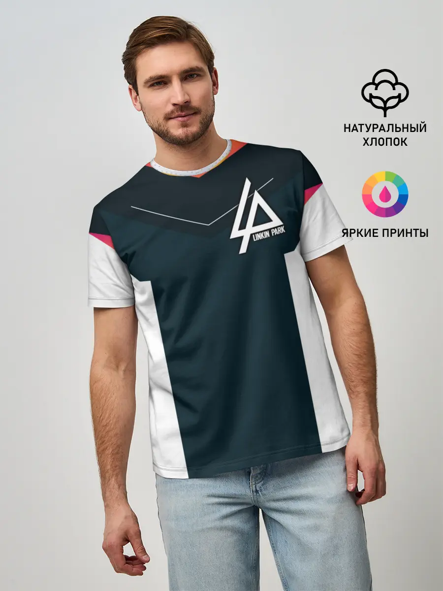 Мужская базовая футболка / Linkin Park
