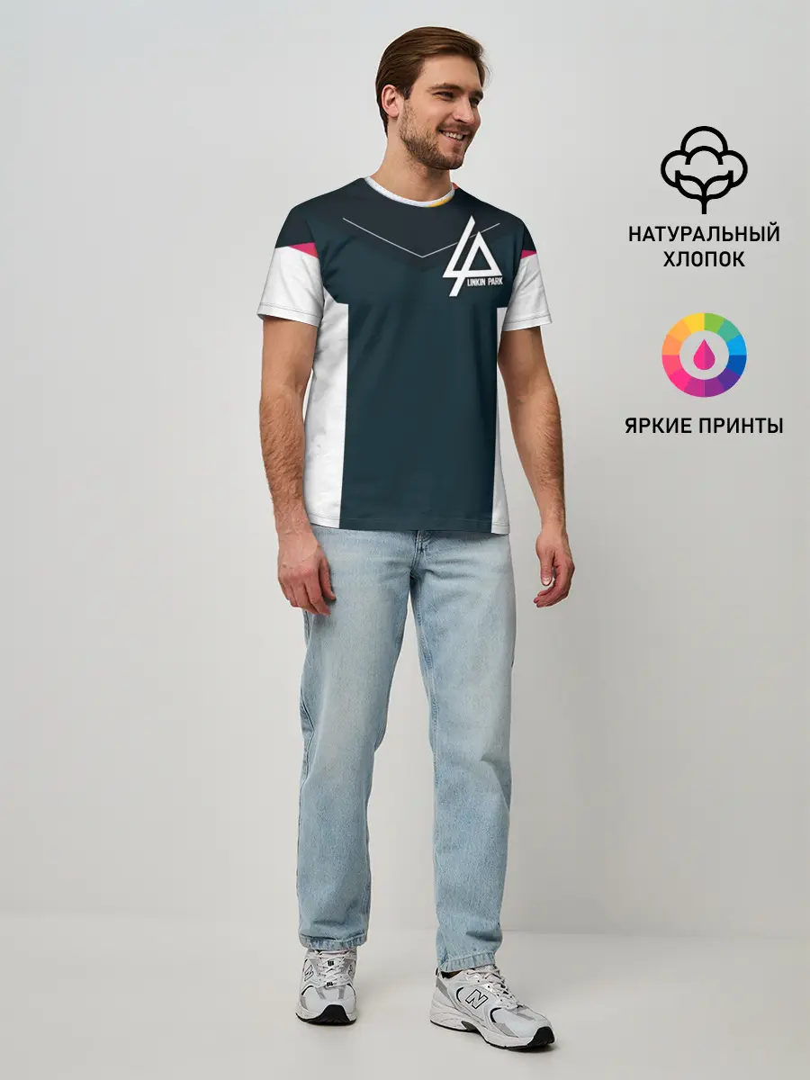 Мужская базовая футболка / Linkin Park
