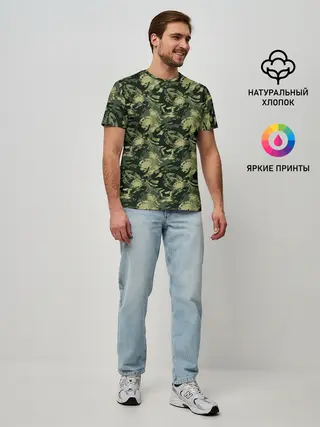 Мужская базовая футболка / Крабы