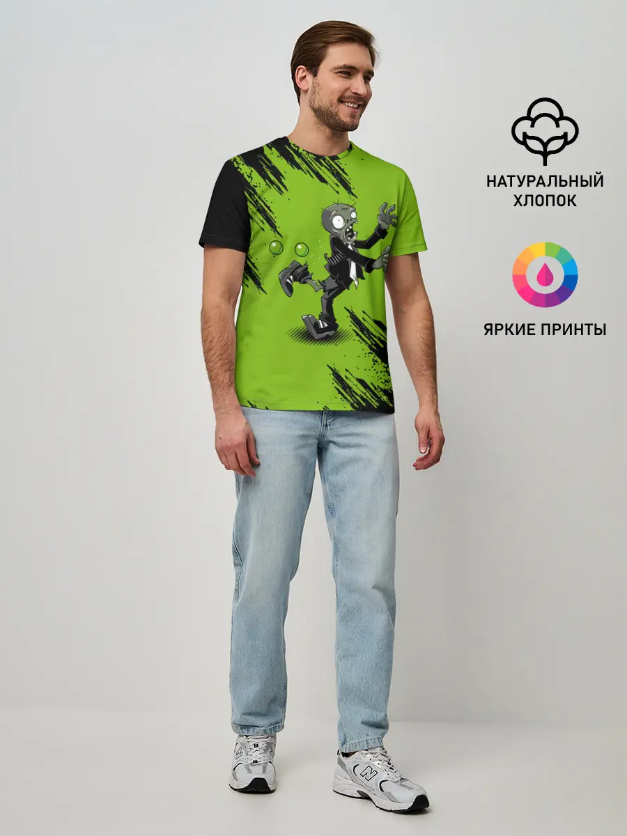 Мужская базовая футболка / Plants vs. Zombies