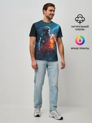 Мужская базовая футболка / BATTLEFIELD / Батлфилд