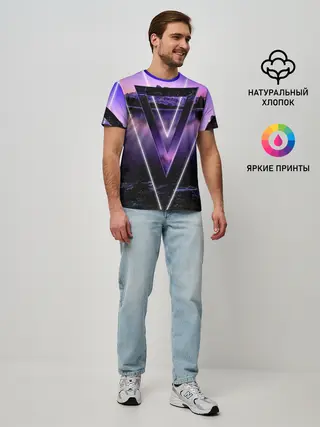 Мужская базовая футболка / ОЗЕРО