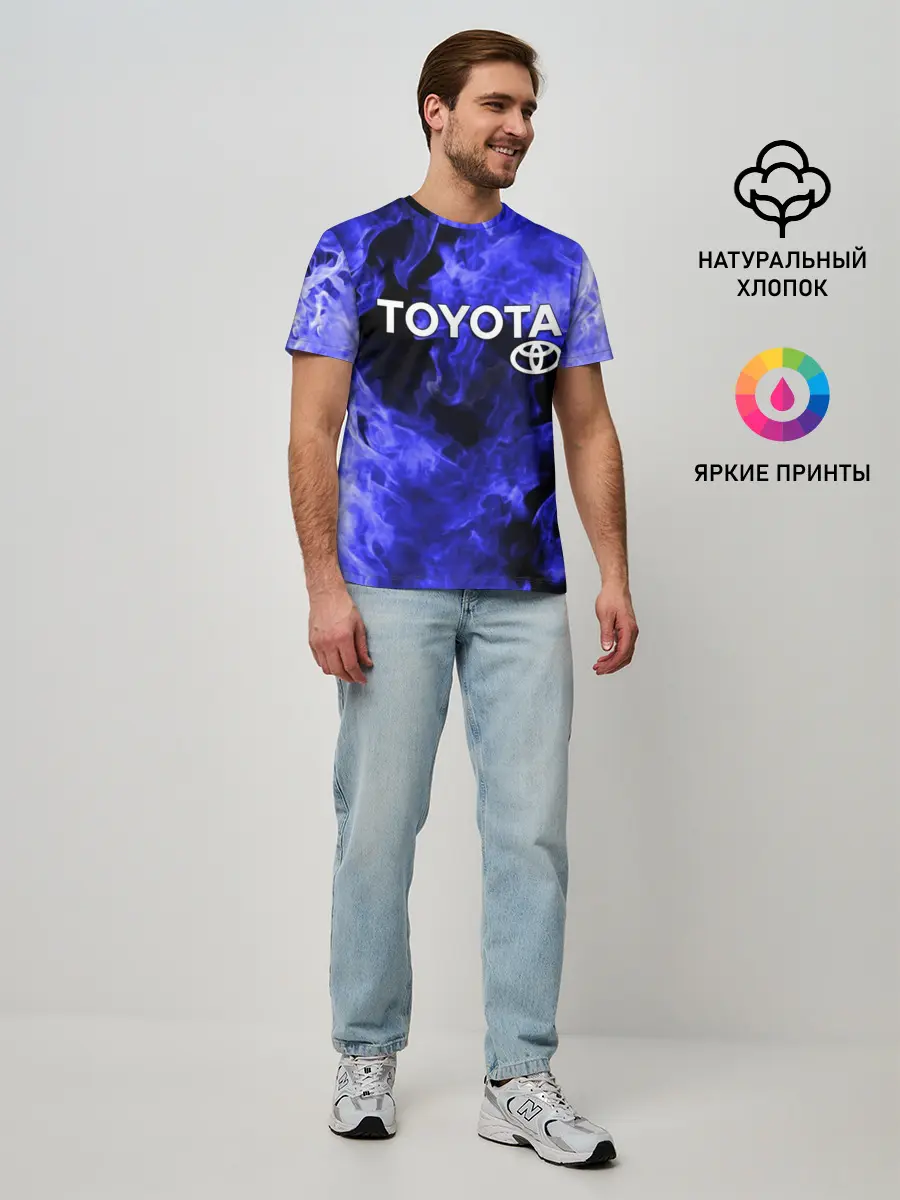 Мужская базовая футболка / TOYOTA