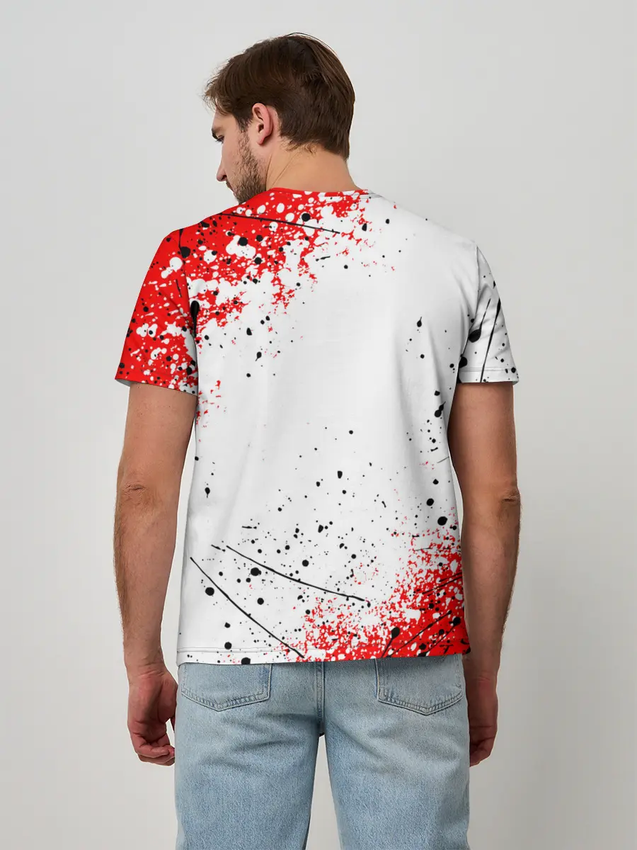 Мужская базовая футболка / САКУРА | SAKURA | ВИШНЯ