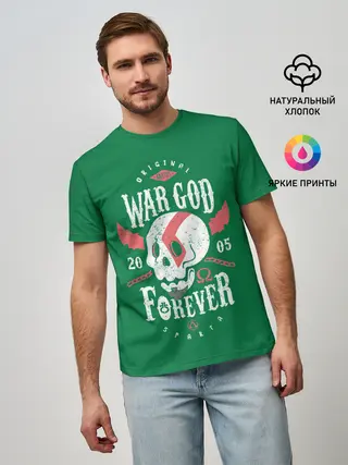Мужская базовая футболка / War God