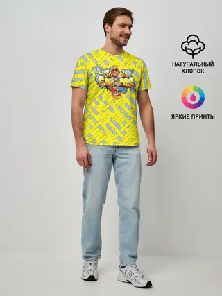Мужская базовая футболка / Subway Surfers