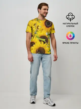 Мужская базовая футболка / Лето