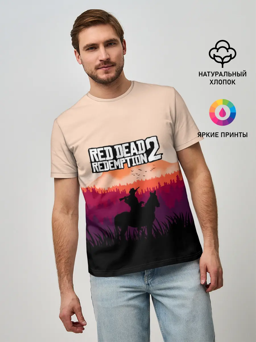 Мужская базовая футболка / Red Dead Redemption