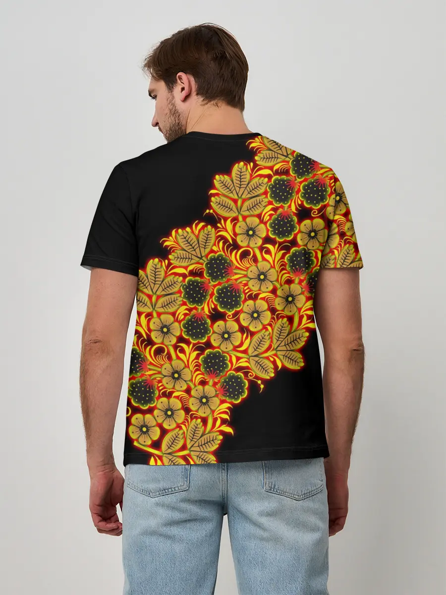 Мужская базовая футболка / Славянский орнамент