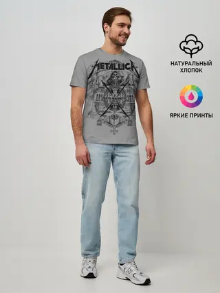 Мужская базовая футболка / Metallica