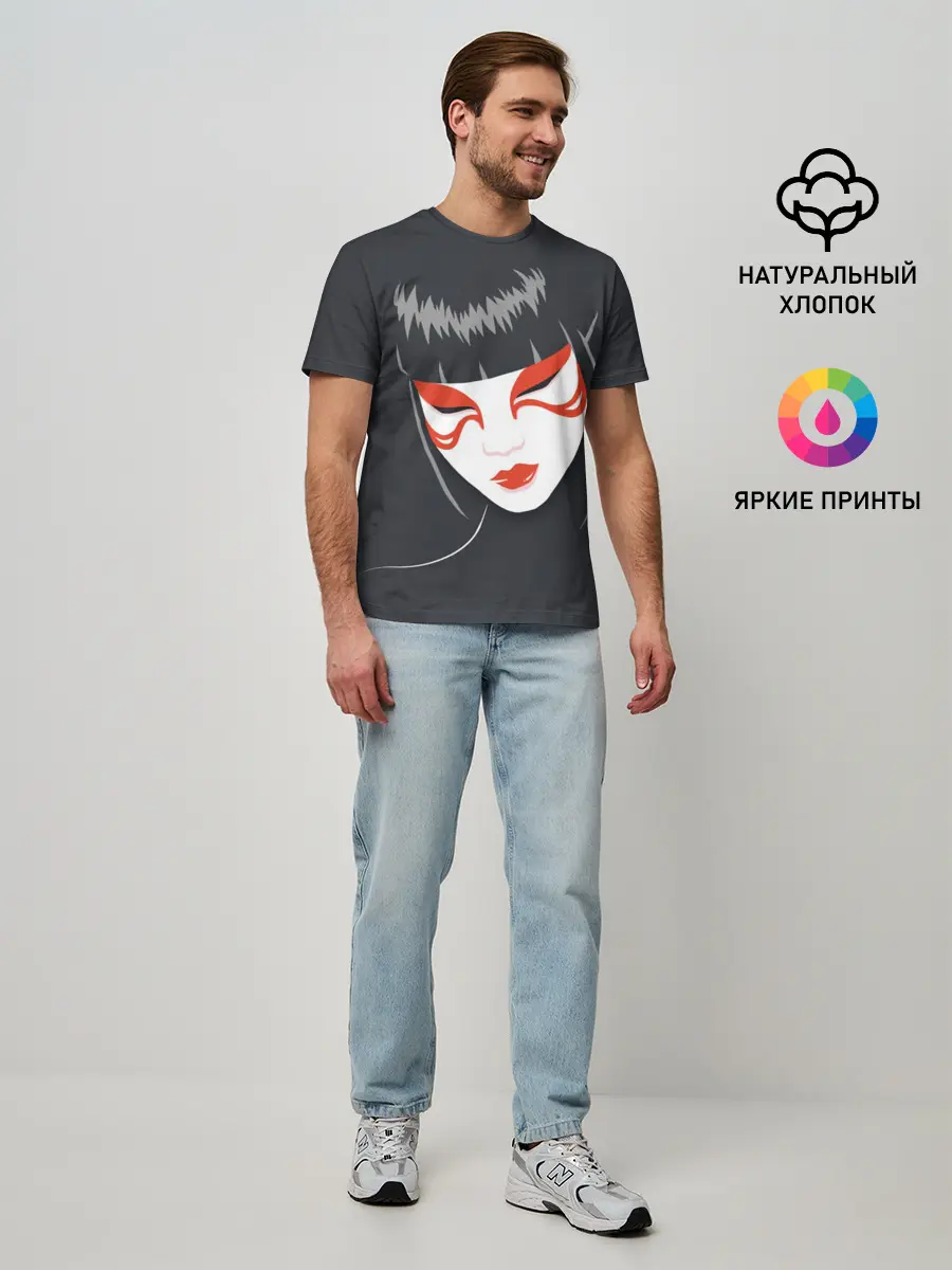 Мужская базовая футболка / Японка