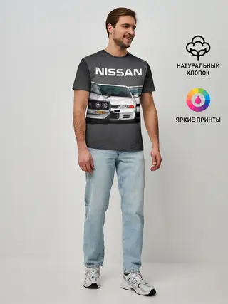 Мужская базовая футболка / NISSAN | НИССАН