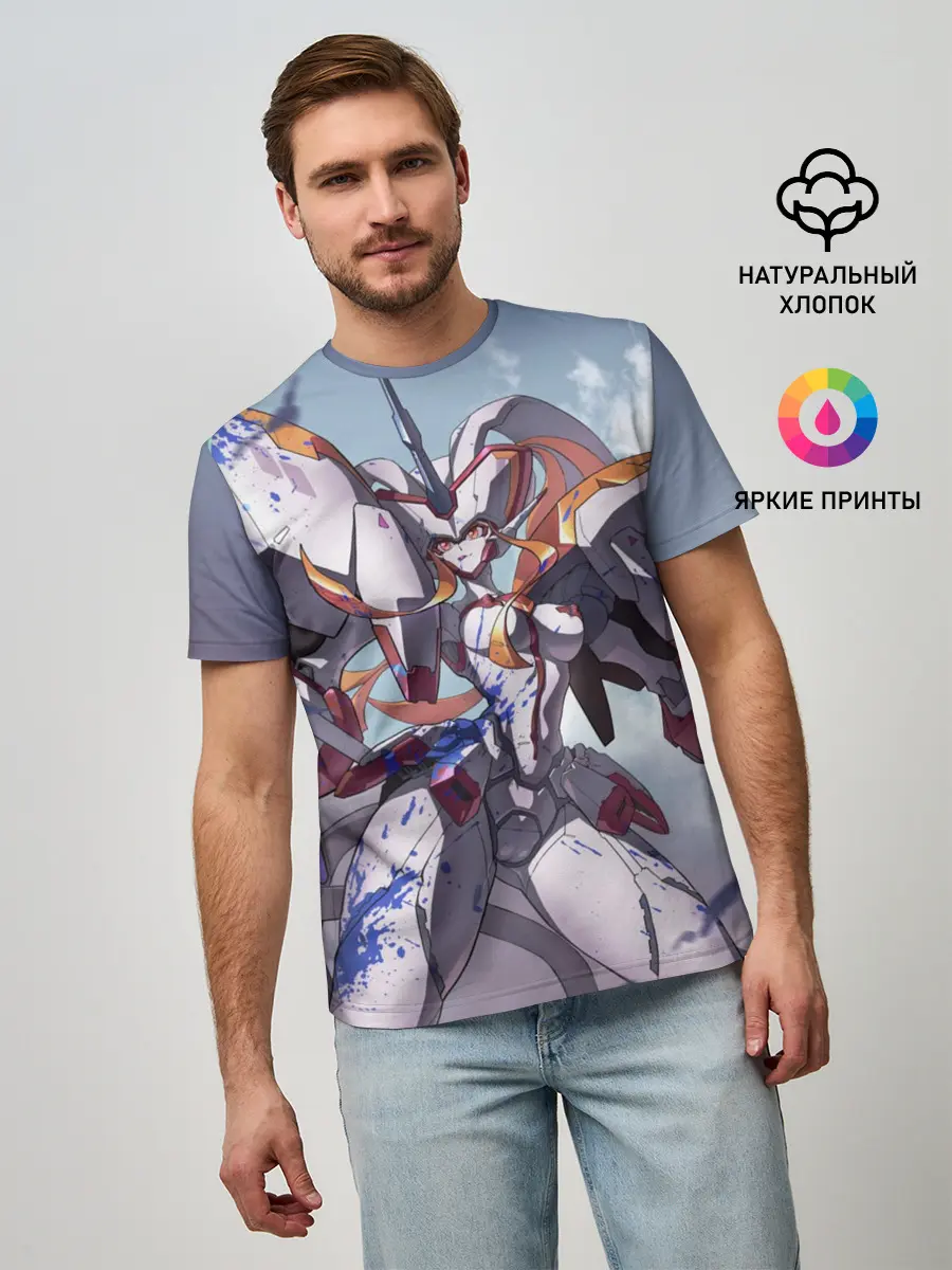 Мужская базовая футболка / Zero Two