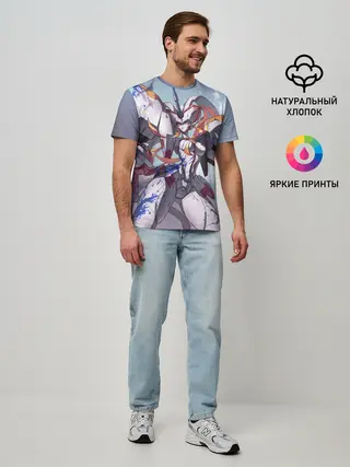 Мужская базовая футболка / Zero Two