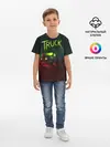 Детская базовая футболка / Truck neon