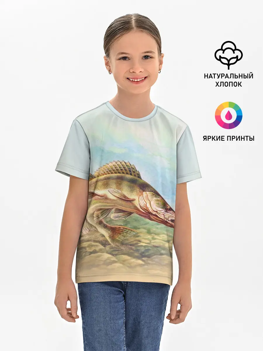Детская базовая футболка / Рыба