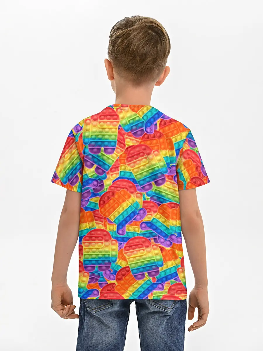 Детская базовая футболка / Pop it Among Us