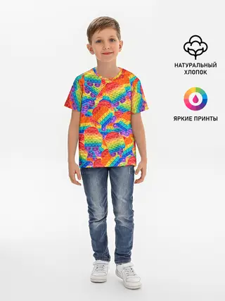 Детская базовая футболка / Pop it Among Us