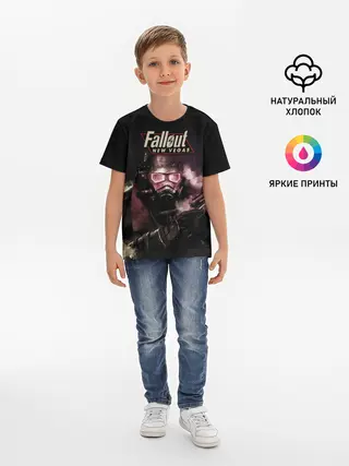 Детская базовая футболка / Фаллаут Нью Вегас