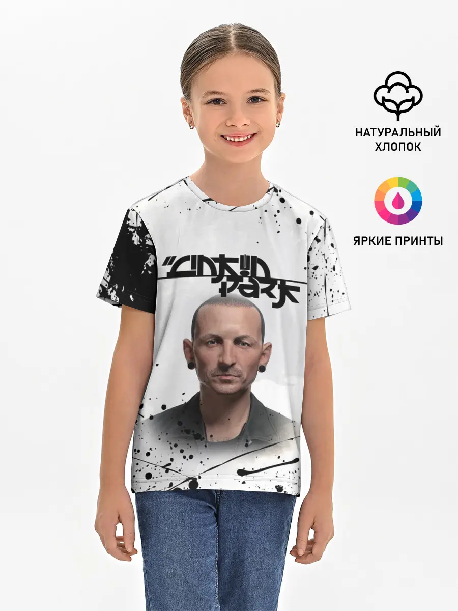 Детская базовая футболка / ЧЕСТЕР | ЛИНКИН ПАРК