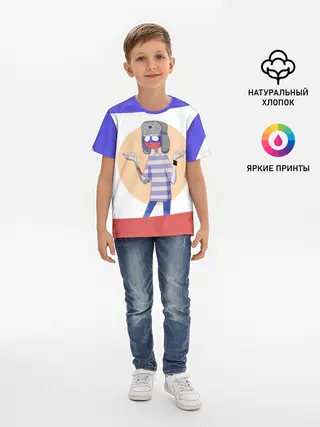 Детская базовая футболка / CountryHumans - Россия