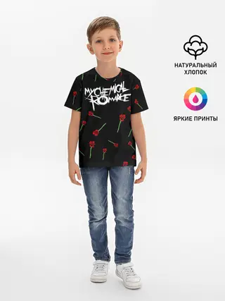Детская базовая футболка / MY CHEMICAL ROMANCE РОЗЫ | MCR ROSES