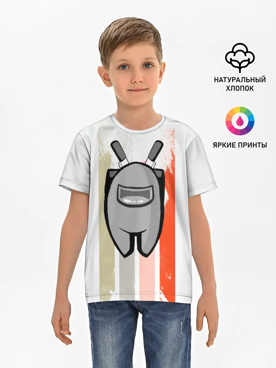 Детская базовая футболка / Among Us
