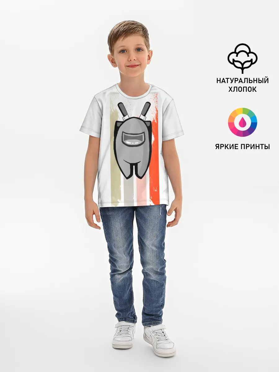 Детская базовая футболка / Among Us