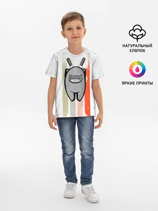 Детская базовая футболка / Among Us