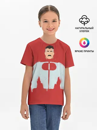 Детская базовая футболка / Омни-Мэн | Нолан Грейсон