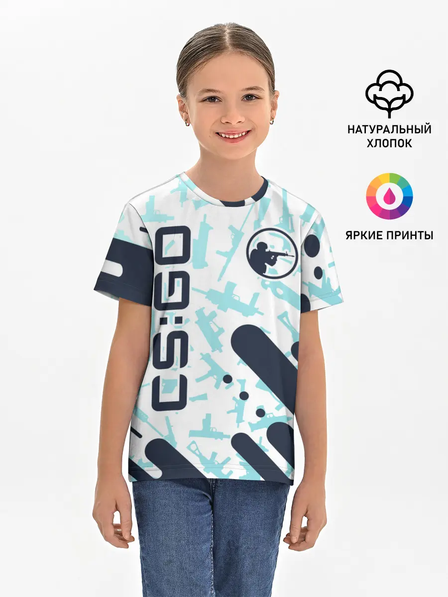 Детская базовая футболка / CS GO | КС ГО