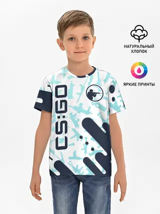Детская базовая футболка / CS GO | КС ГО