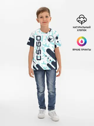 Детская базовая футболка / CS GO | КС ГО