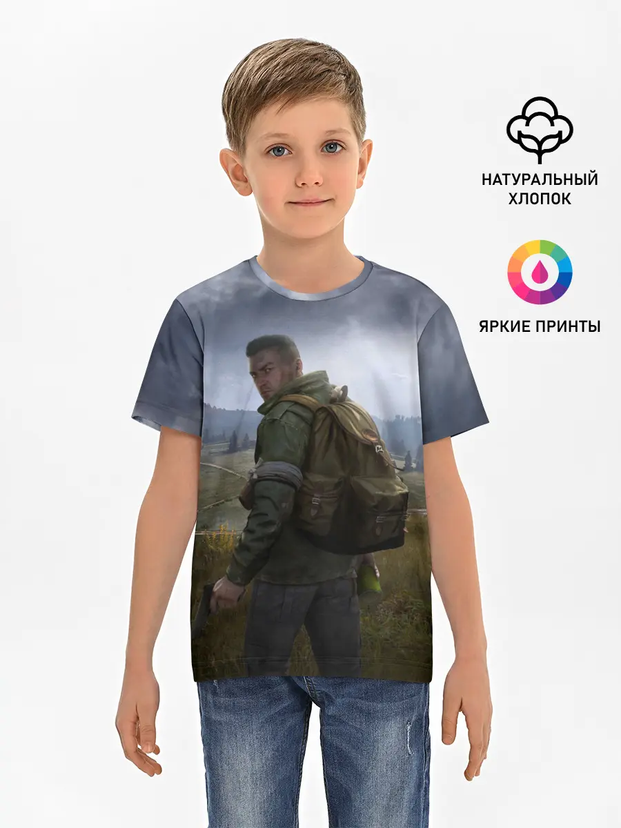 Детская базовая футболка / DAYZ POSTER | ДЕЙЗИ ПОСТЕР